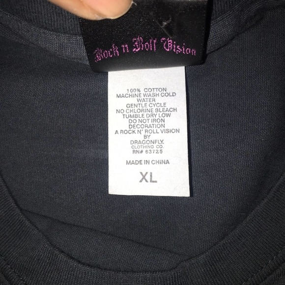 Dragonfly Kids T-shirt Size XL Gray 100% cotton Long Sleeve Lightweight - Picture 7 of 7